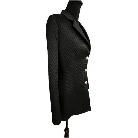 Vtg S. Nemeroff Women’s Blazer Size 6 Black 3-button Old Money Made In USA - Picture 5 of 16